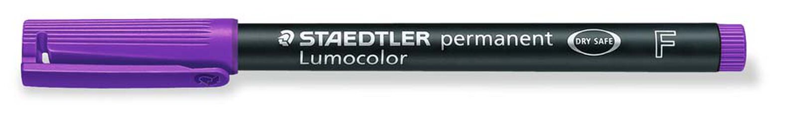 Rotulador permanente Lumocolor Punta F amarillo