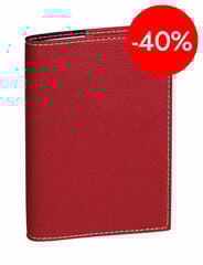 Agenda Quo Vadis President Club 21x27 setm/vista cat 2026 vermell