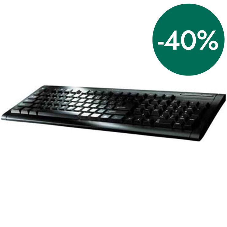 Teclado Vivanco USB Basic Slim negro