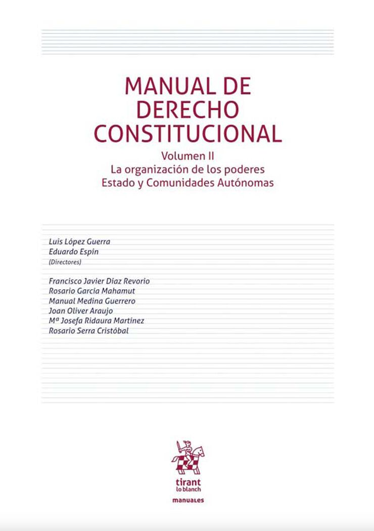 Manual de Derecho Constitucional II