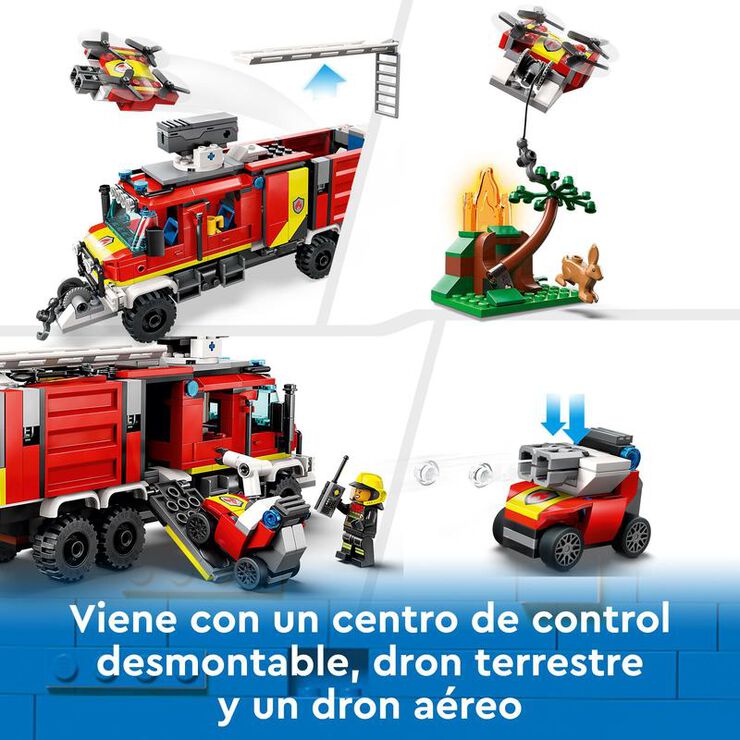 LEGO® City Unidad Móvil de Control de Incendios 60374