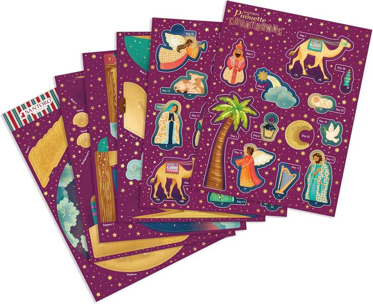 Calendario de Adviento Pop&Build Navidad Belén