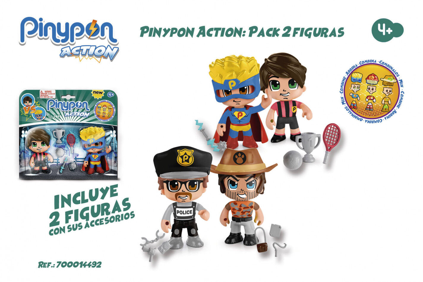 Figuras Pinypon Action 2U Abacus Online