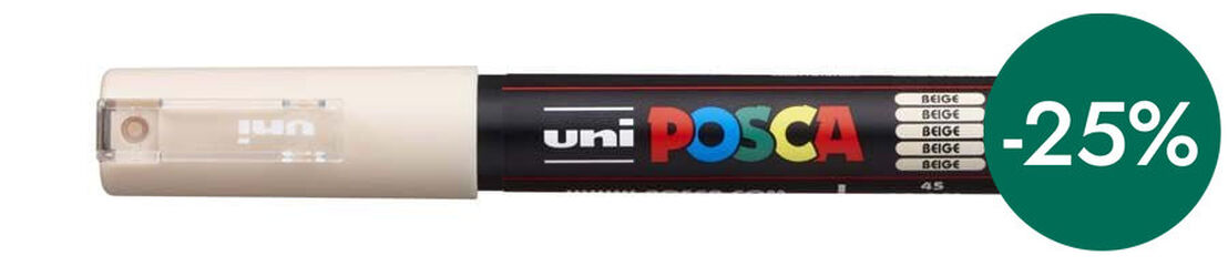 Rotulador Posca PC-1M 0,7mm beige