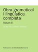 Obra gramatical i lingüística completa, Volum 2