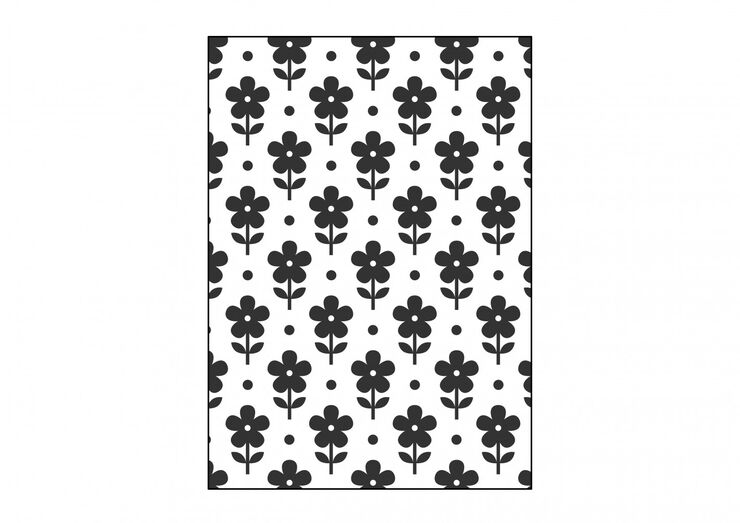 CARPETA REPUJAT PUSH DOTS FLORS CARPETA REPUJAT PUSH DOTS FLORS