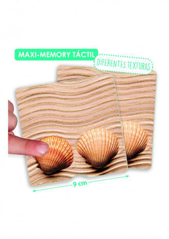 Joc d'associaci&oacute; Akros Maxi-memory T&agrave;ctil natura