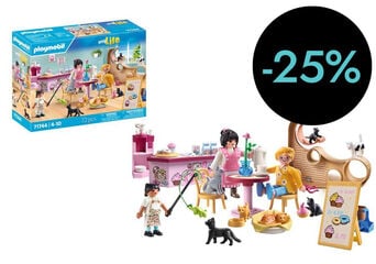 Playmobil My Life Cafetería para Gatos 71744