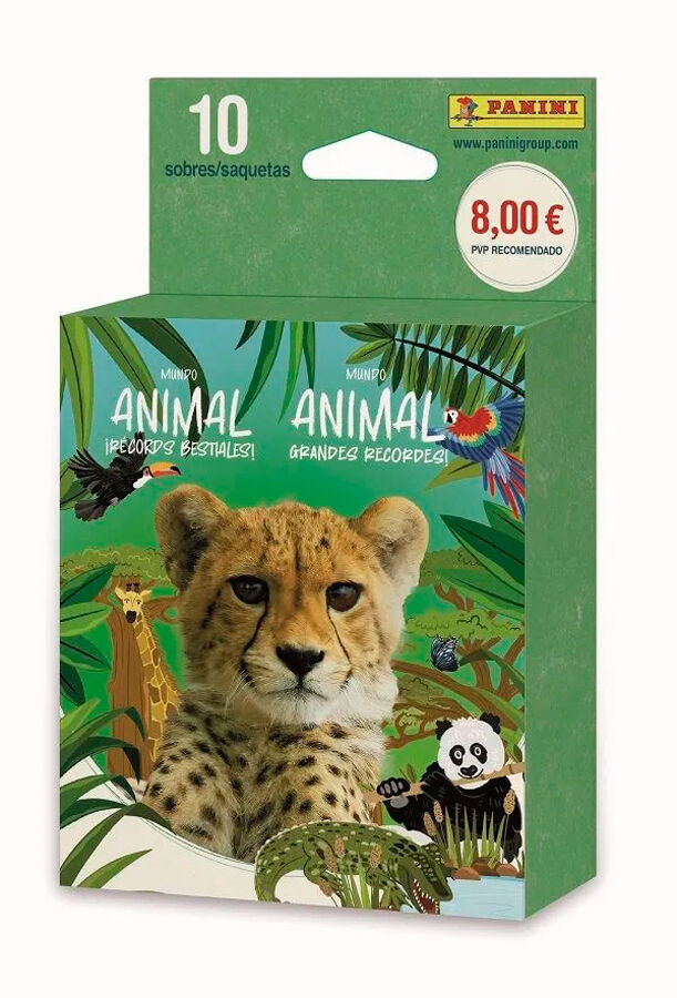 Mundo Animal: los R&eacute;cords - Bl&iacute;ster 10 sobres