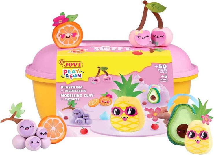 Cofre Plastilina Jovi Play & Fun Sweet