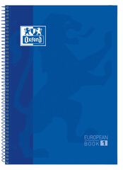 Notebook Oxford EuropeanBook 1 A4 80 fulls 5x5 blau marí