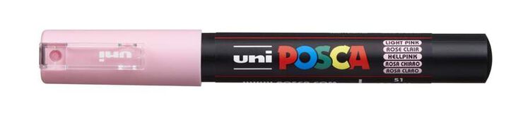 Retolador Posca PC-1M 0,7mm rosa clar