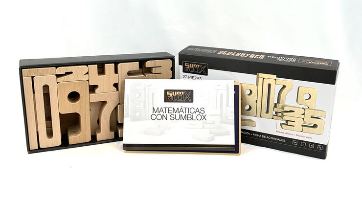 Sumblox N&uacute;meros De Madera 27Pcs.