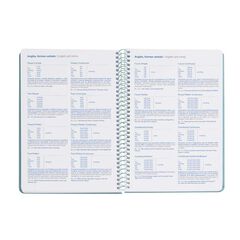 Agenda Escolar Miquel Rius Espiral Plus set/vista catal&agrave; 2026-2027 Basic verd