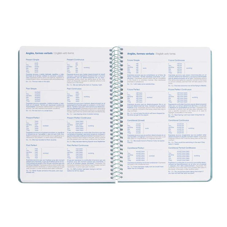 Agenda Escolar Miquel Rius Espiral Plus set/vista catal&agrave; 2026-2027 Basic verd
