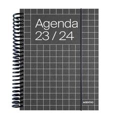 Agenda escolar Universal Dia pàgina castellà 23-24 Additio