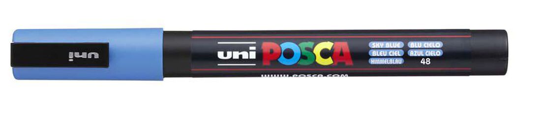 Retolador Posca PC-3M 0,9-1,3mm blau cel