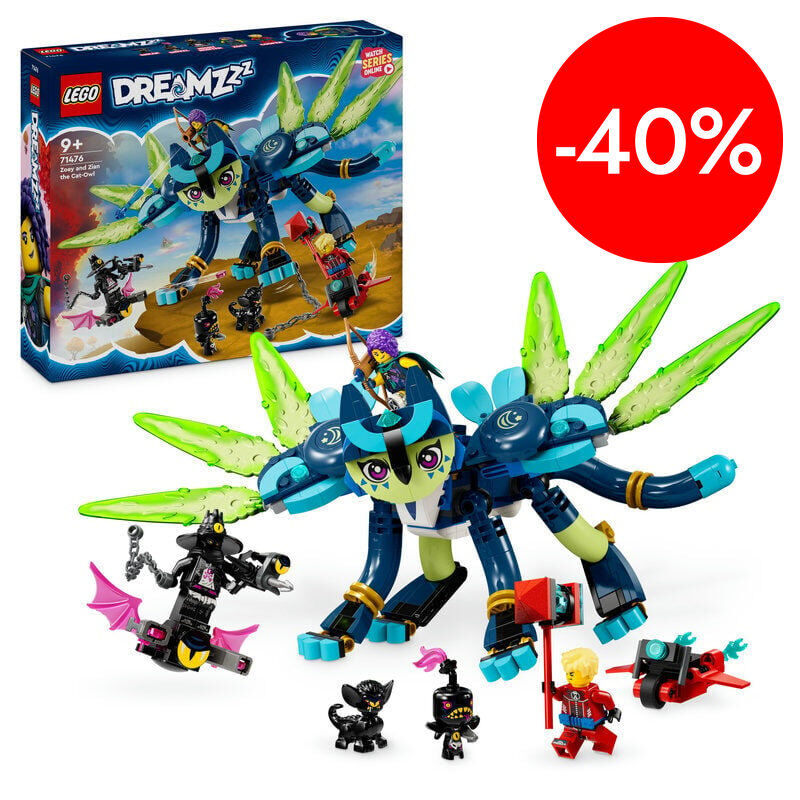 LEGO&reg; DREAMZzz Zoey i Zian el Gat-Mussol 71476