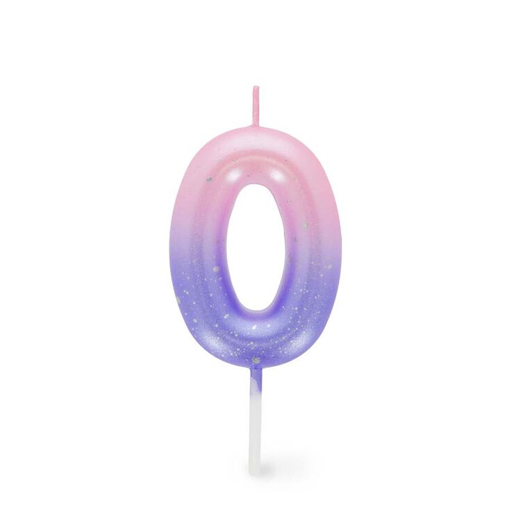 Vela Legami rosa/lila nº0