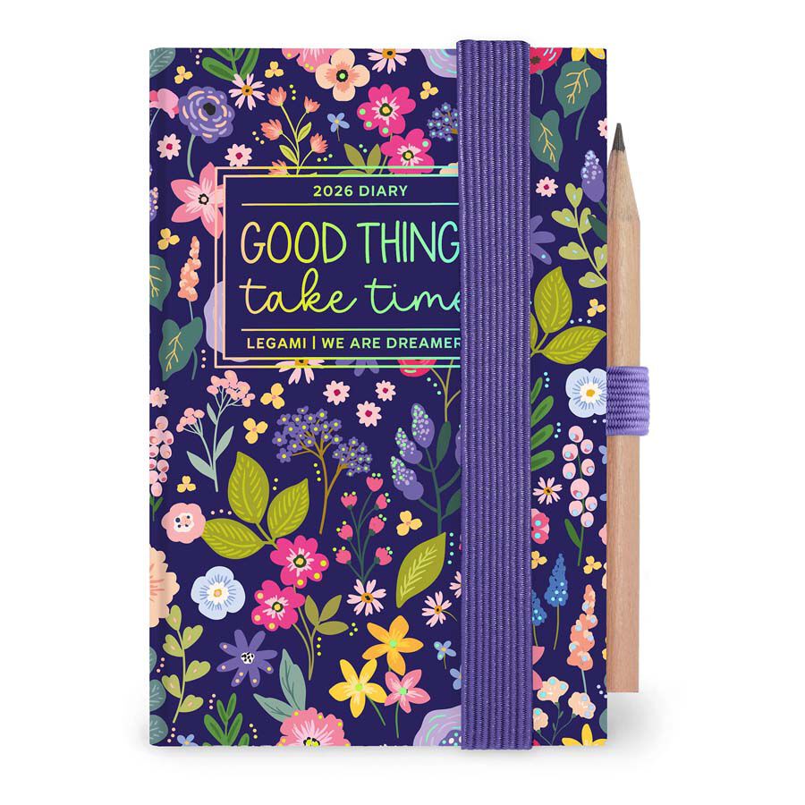 Agenda Legami Mini 2dia/p&agrave;g mult 2026 Flowers