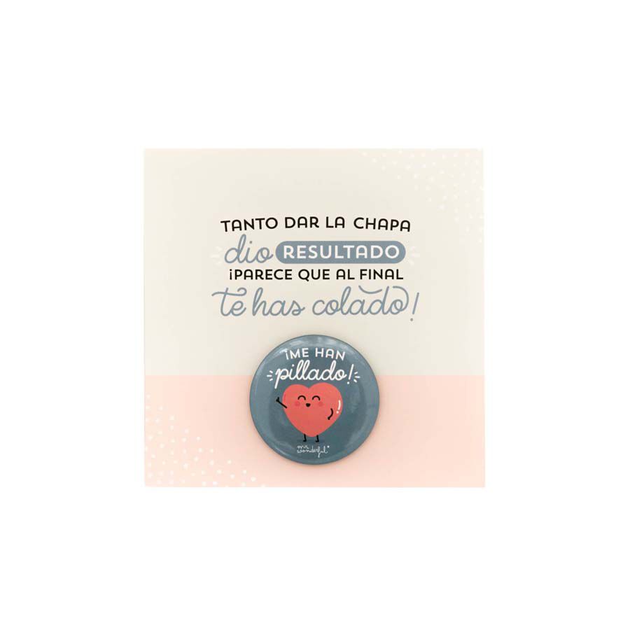 Postal + Chapa Mr.Wonderful Tanto dar la chapa&hellip;