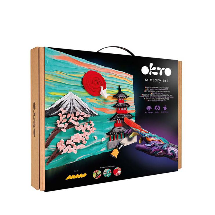 Okto DIY Pintura creativa sensorial 3D Japó