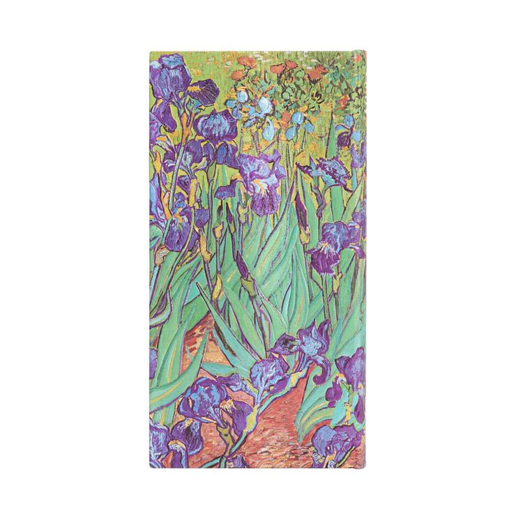 Agenda Paperblanks Lirios Van Gogh slim sem/vista castellano 2025