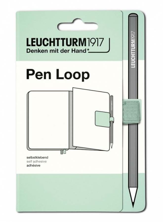 Soporte Bol&iacute;grafo Pen Loop Leuchtturm verde menta