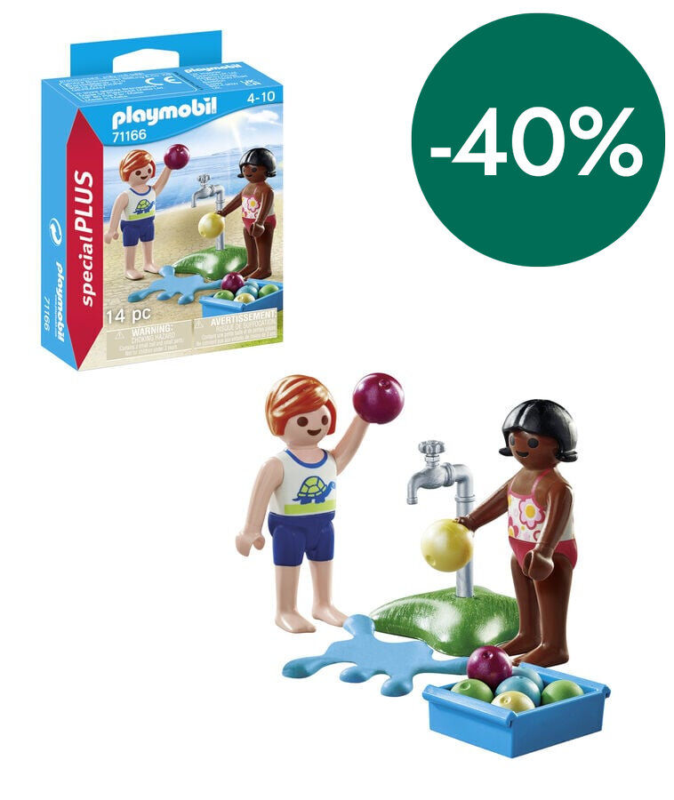 Playmobil Special Plus Nens amb globus d'aigua 71166