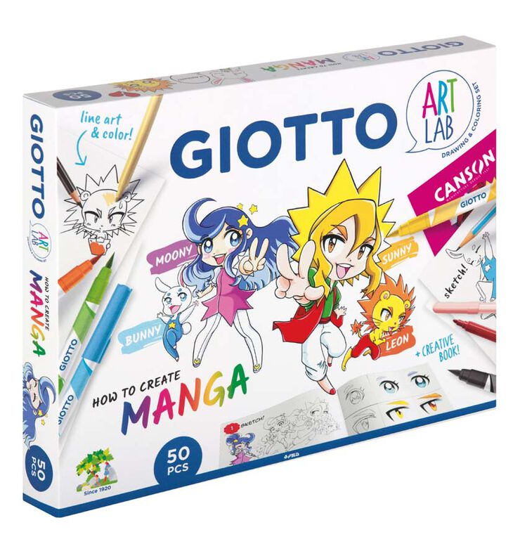 Art Lab Giotto manga set creatiu