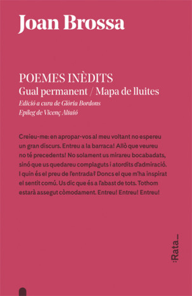 Poemes inèdits