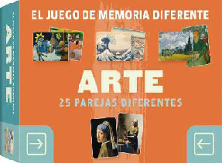 El juego de memoria diferente. Arte