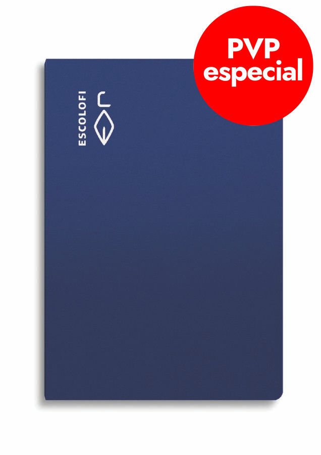 Libreta grapada Escolofi A5 50 hojas pauta 3mm azul