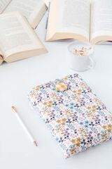 Funda de Llibre Drapets Flor Lila interior mostassa