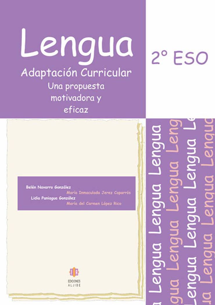 Aljibe s2 lengua 2/ad. Curricular
