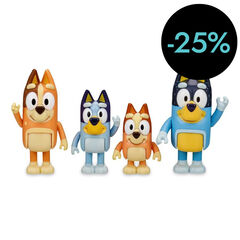 Figures Bluey Pack 4 - Assortit