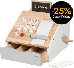 Caixa registradora de fusta