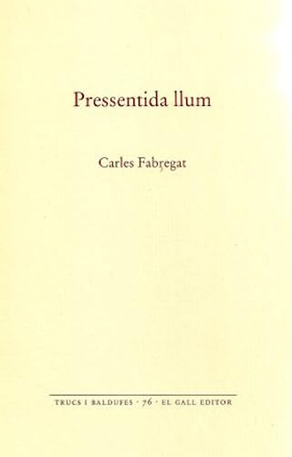 Pressentida llum