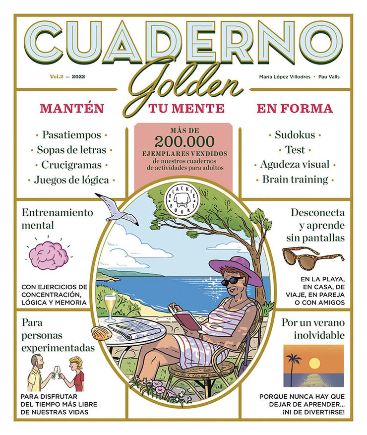 Cuaderno Golden Blackie Books. Vol. 2: Mantén tu mente en forma