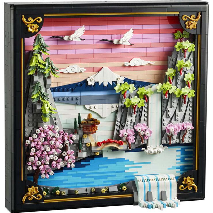 LEGO® ART Paisatge Japonès amb Cirerers en Flor 31218