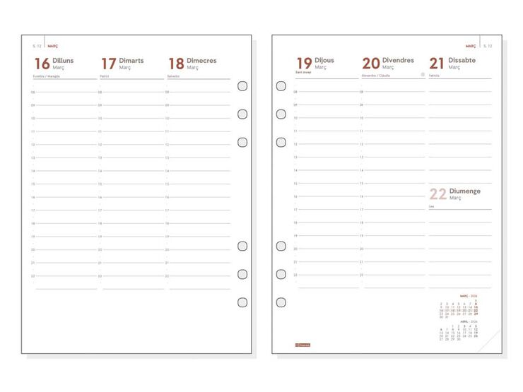 Recambio Finocam Open 1000 R1099C sem/vista cat 2026