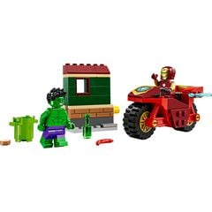 LEGO® Super Héroes Iron Man con Moto y Hulk 76287