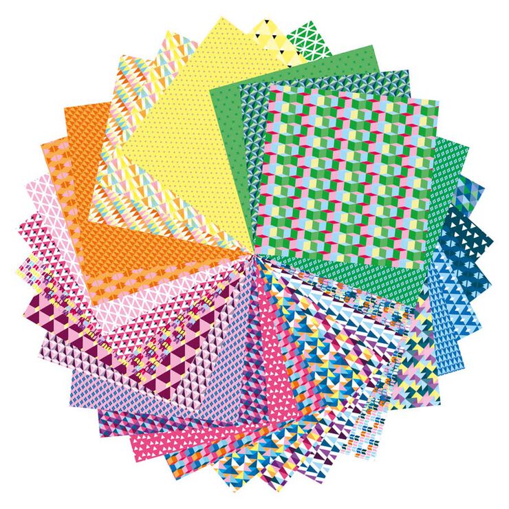 Paper Origami 20x20cm Geomètric