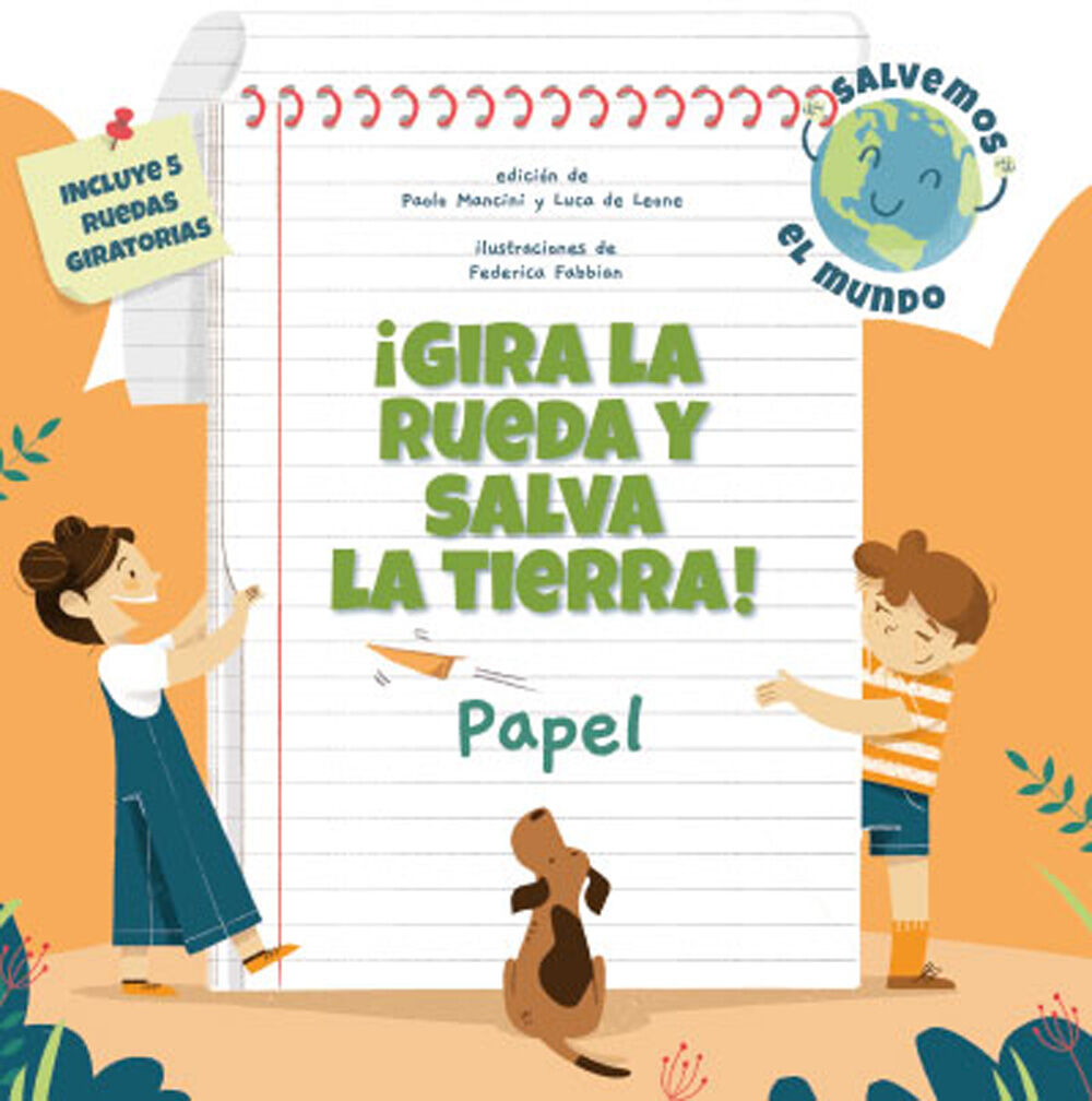&iexcl;Gira la rueda y salva la tierra papel!