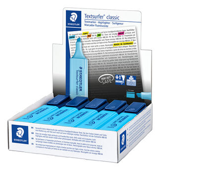Retolador fluorescent Staedtler Textsurfer Blau 10 unitats