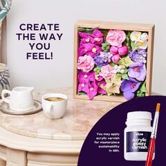Marco madera DIY Oktoclay Flores Inspiration