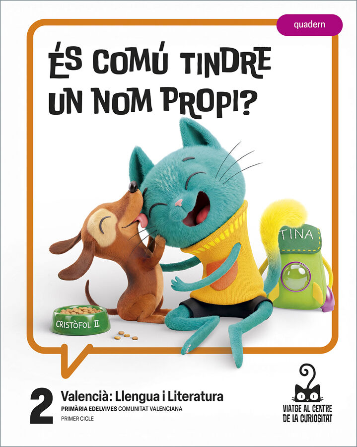Projecte: Viatge al centre de la curiositat. Valenci&agrave;: Llengua i Literatura 2 Quadern