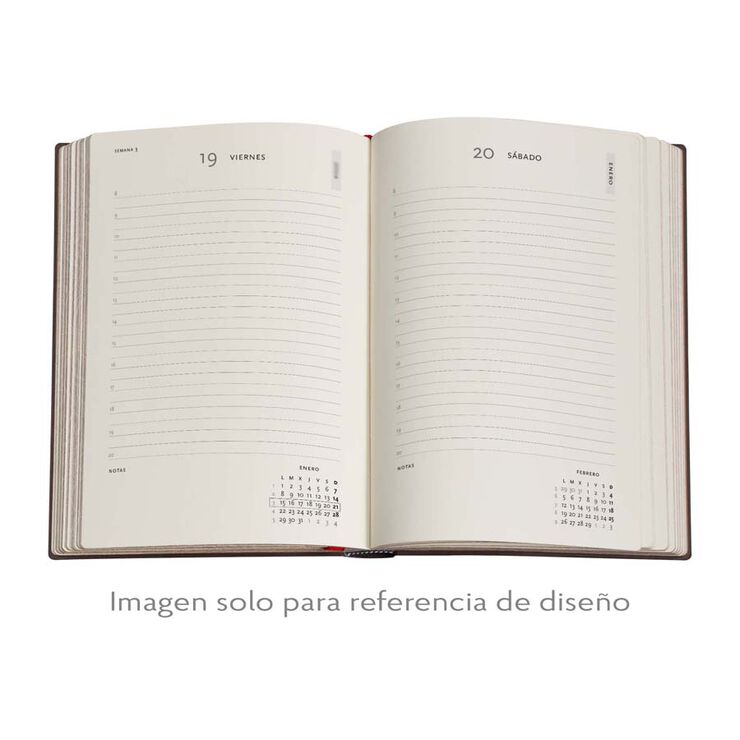 Agenda Paperblanks W.Morris Madreselva Rosa Mini d&iacute;a/p&aacute;g castellano 2025