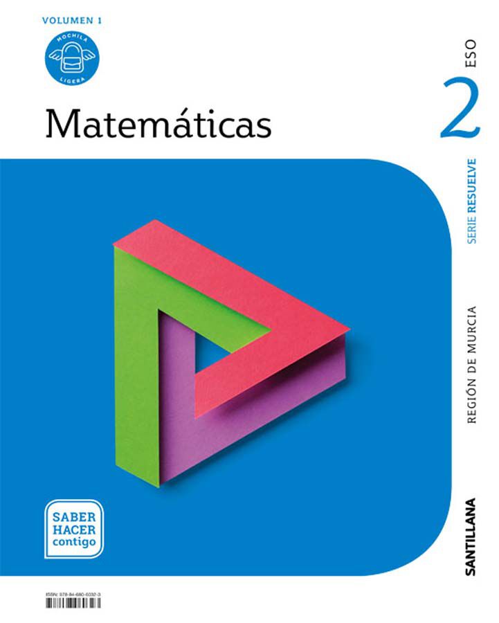 Matem&aacute;ticas Mochila Ligera 2&ordm; ESO