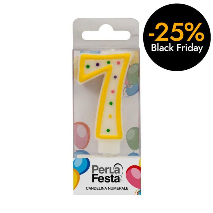 Vela de cumpleaños nº7